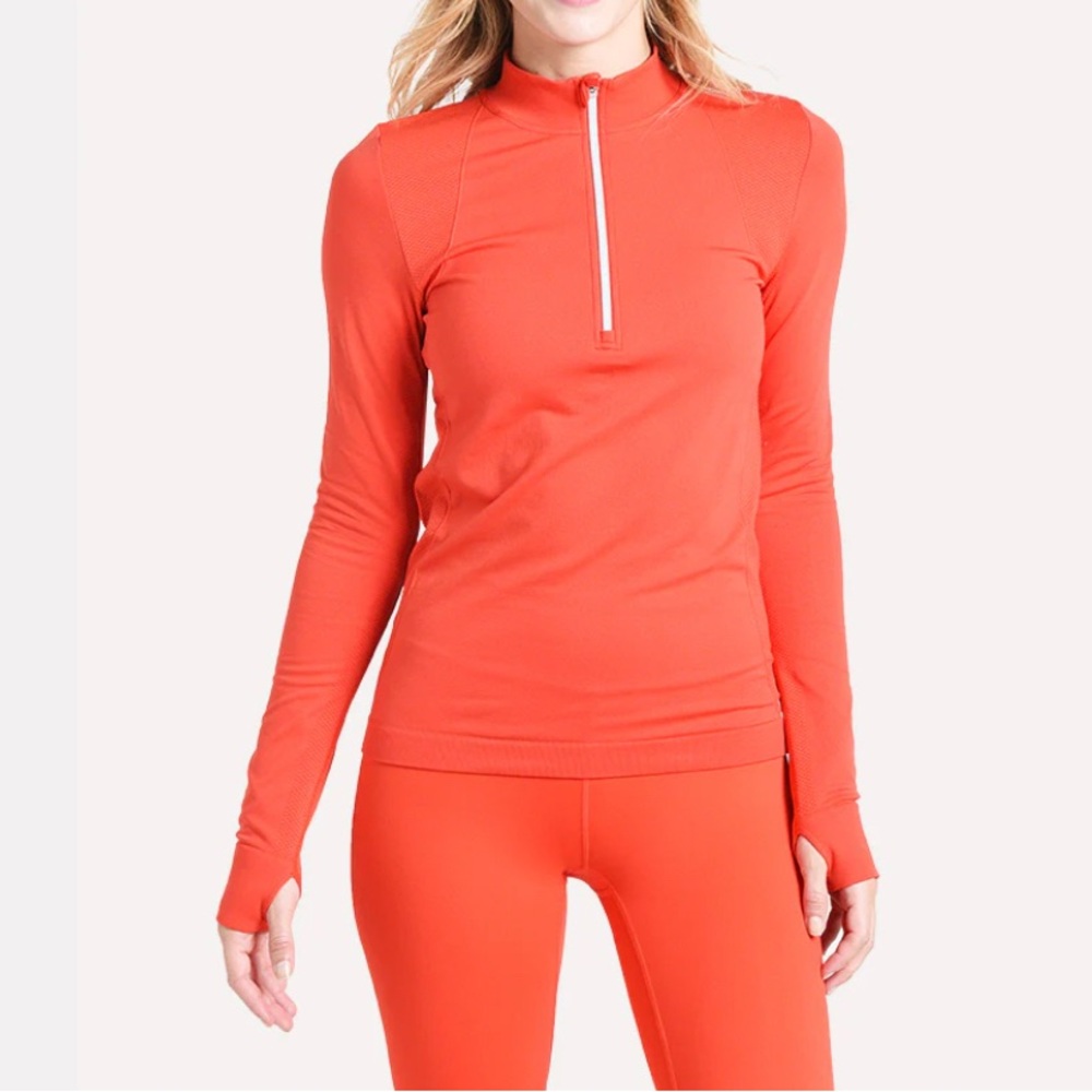 TORY SPORT Seamless Quarter-Zip Pullover. Size M. Excellent condition